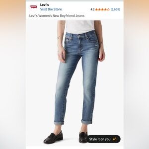 Levi’s boyfriend jeans